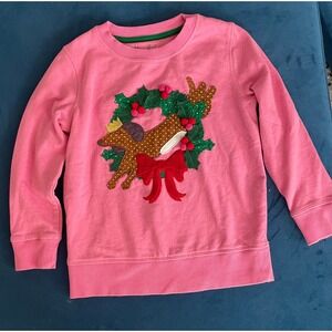 Mini Boden Christmas Dog Sweatshirt